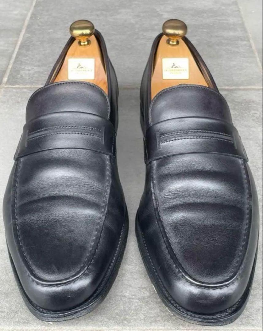 売り切り！HERMES john lobb製　ドレス　ローファー　7