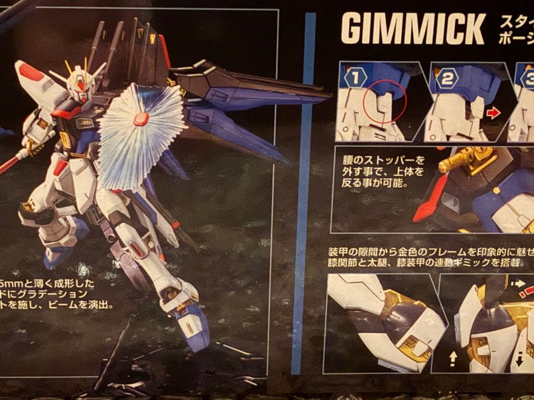 MGストライクフリーダムガンダム フルバーストモード ガンプラ ポスター付き新品