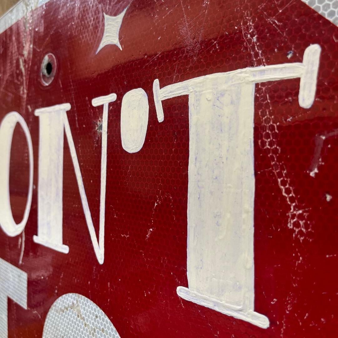 USA STOP ロードサイン 看板 ペイント アメリカ