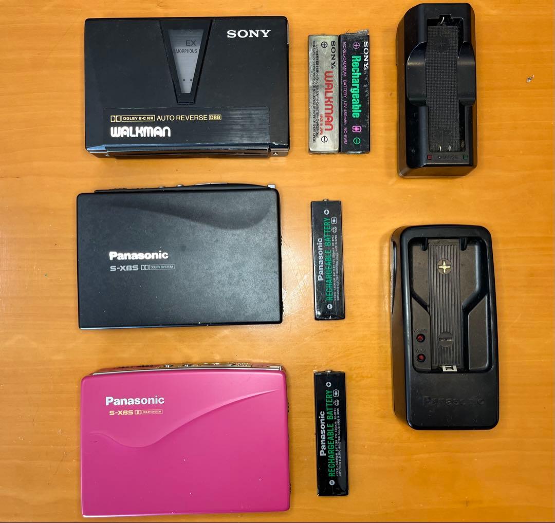 Sony WM−550C 、Panasonic RQ-S33＆S15 ジャンク