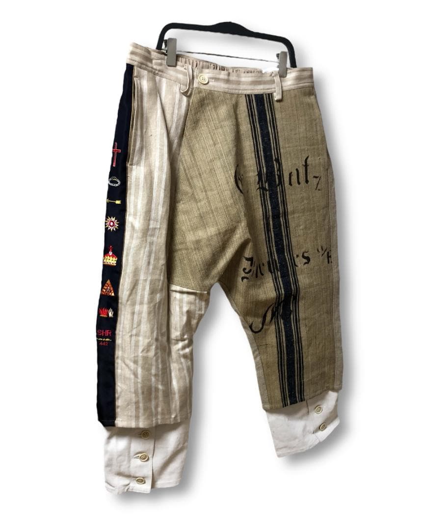 SHARE SPIRIT シェアスピリット　リメイククチュール ドッキングパンツ