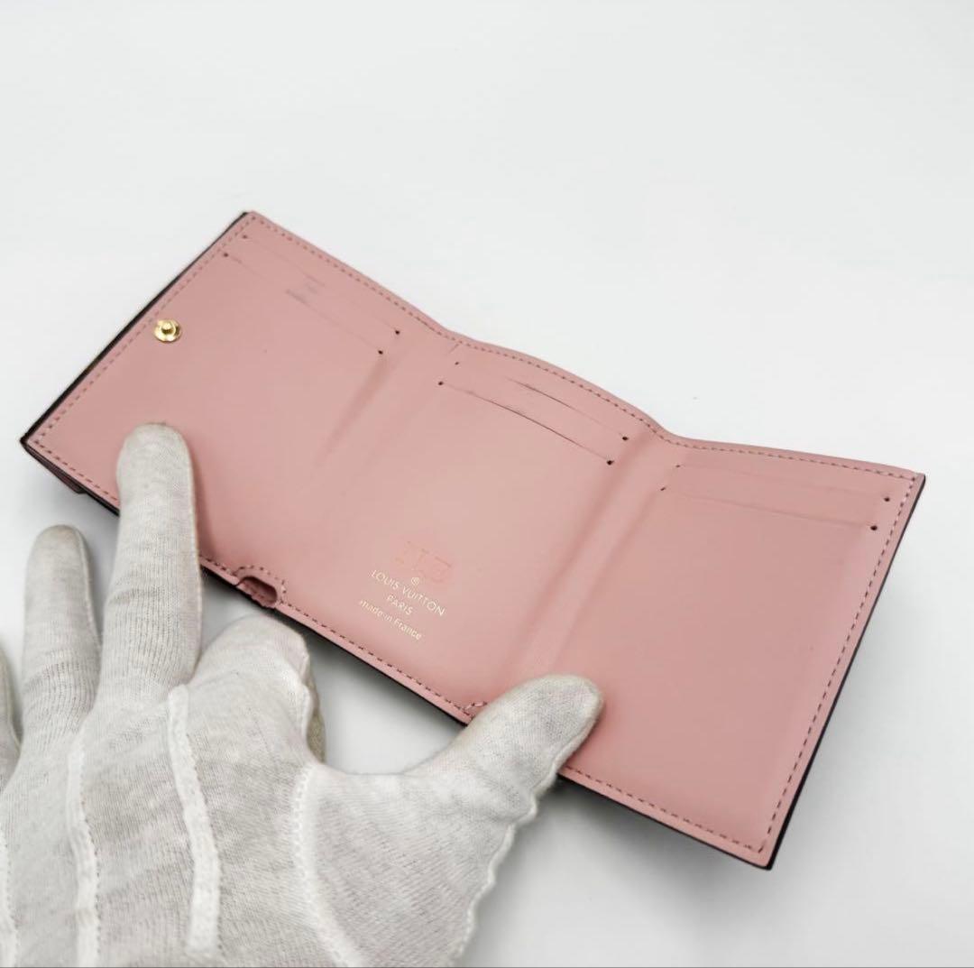 ❤*❤様 ルイヴィトン モノグラム ポルトフォイユセレスト 三つ折り財布 ローズ