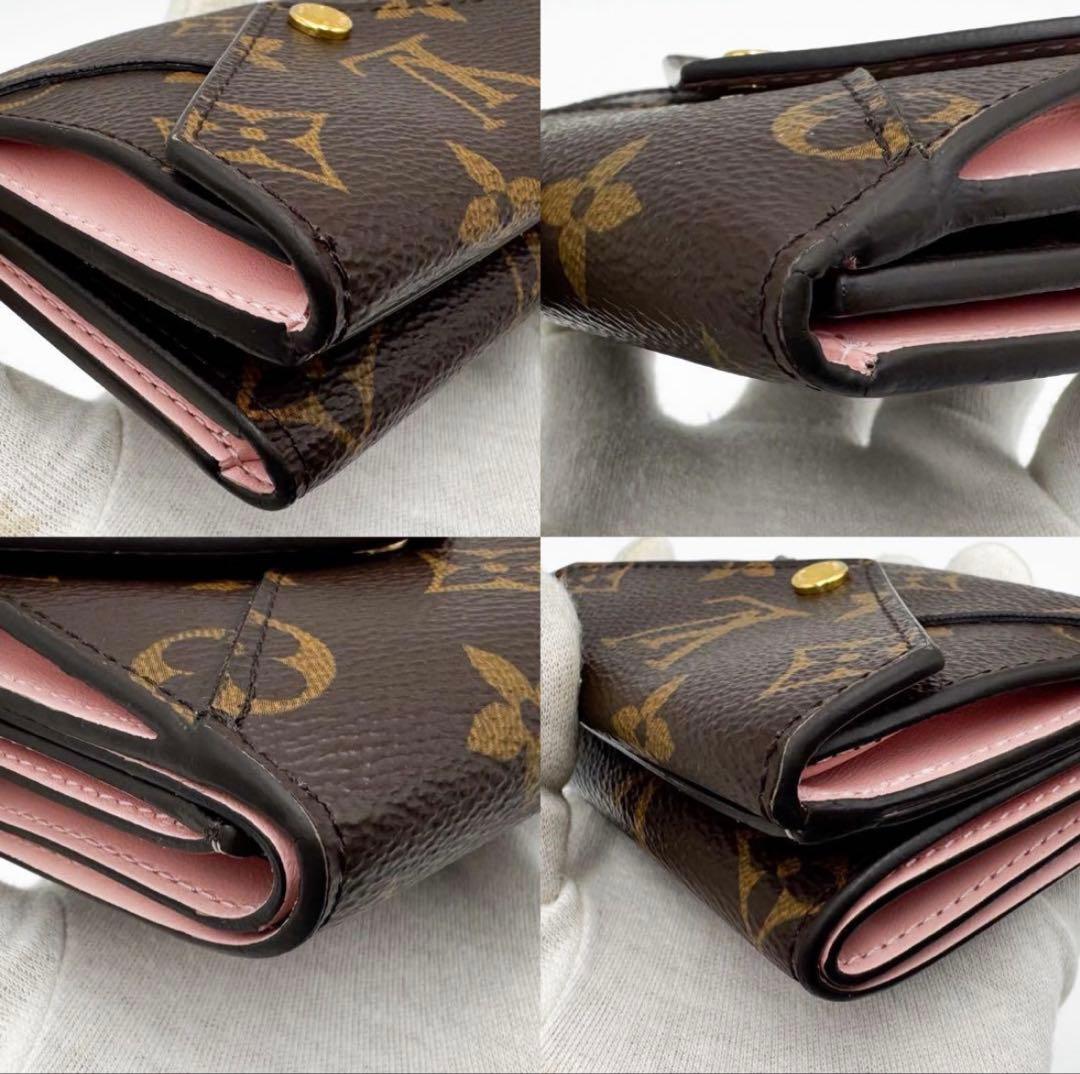 ❤*❤様 ルイヴィトン モノグラム ポルトフォイユセレスト 三つ折り財布 ローズ