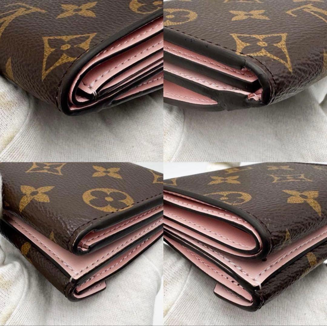 ❤*❤様 ルイヴィトン モノグラム ポルトフォイユセレスト 三つ折り財布 ローズ