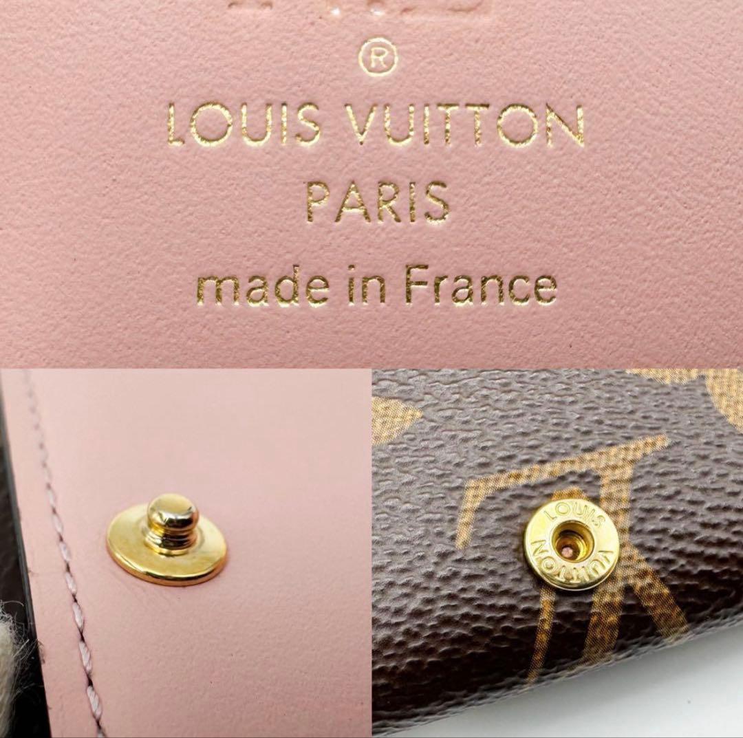 ❤*❤様 ルイヴィトン モノグラム ポルトフォイユセレスト 三つ折り財布 ローズ