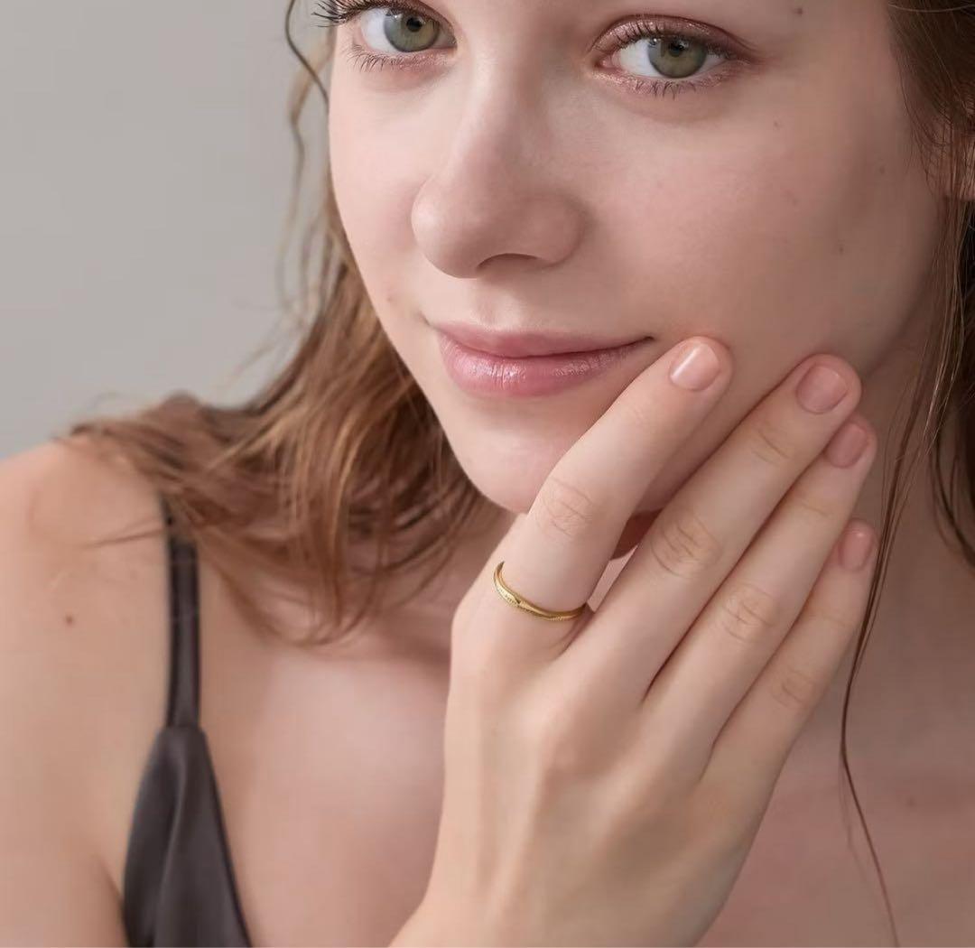 NOJESS メッセージ入りゴールドリング