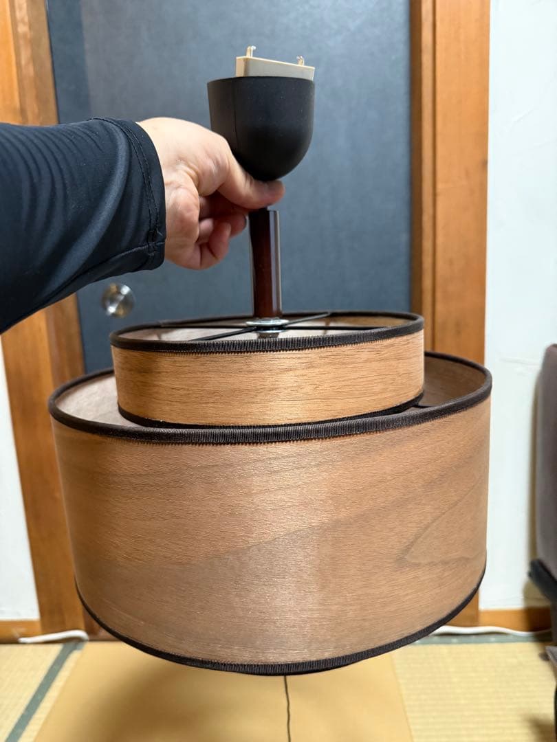 彩光デザイン ペンダントライト 照明 おしゃれ ウッド 木目