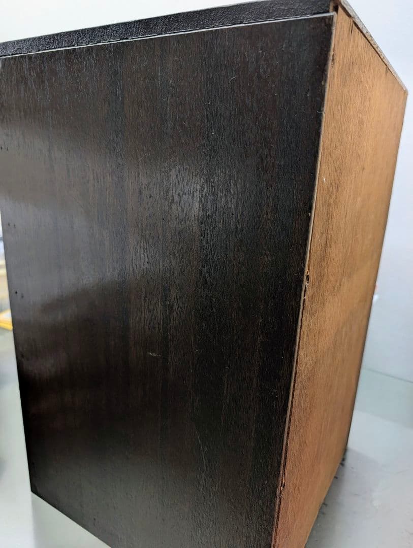 昭和ヴィンテージ✨️ネームプレート付き 木製 6段引き出し チェスト　古道具