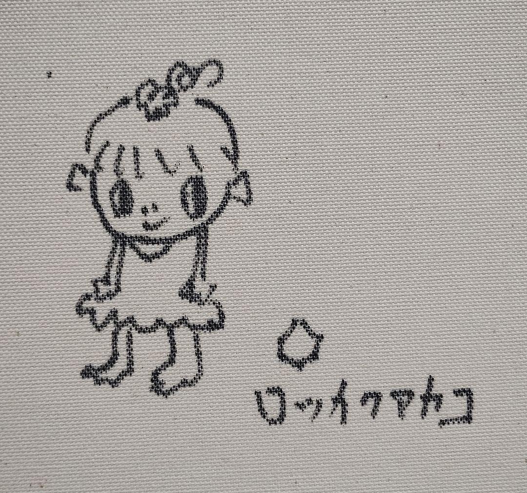 【SALE】［F8号］ロッカクアヤコ/肉筆/手描き/表裏サイン有/アクリル/油彩