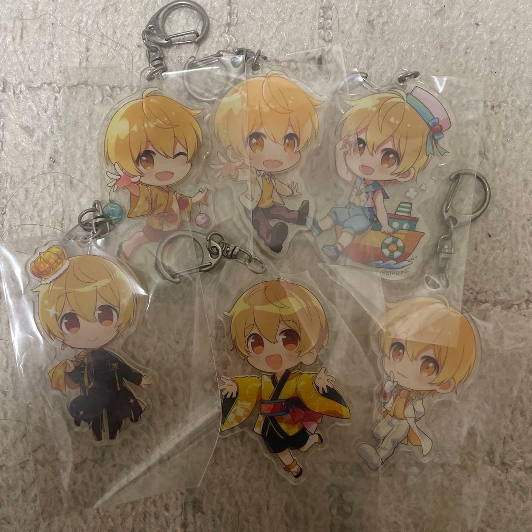 すとぷり るぅとくん アクリルキーホルダー＆缶バッジセット すとろべりーぷりんす