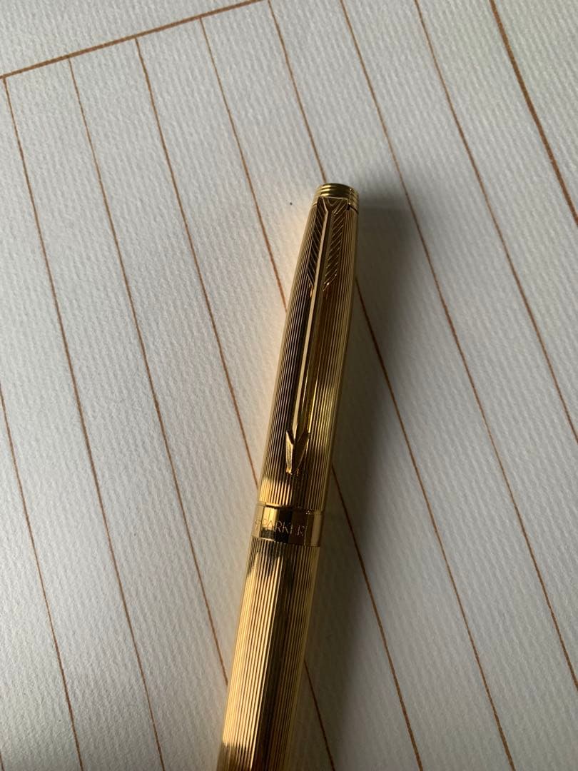 パーカー 75 ゴールド 万年筆 箱付き