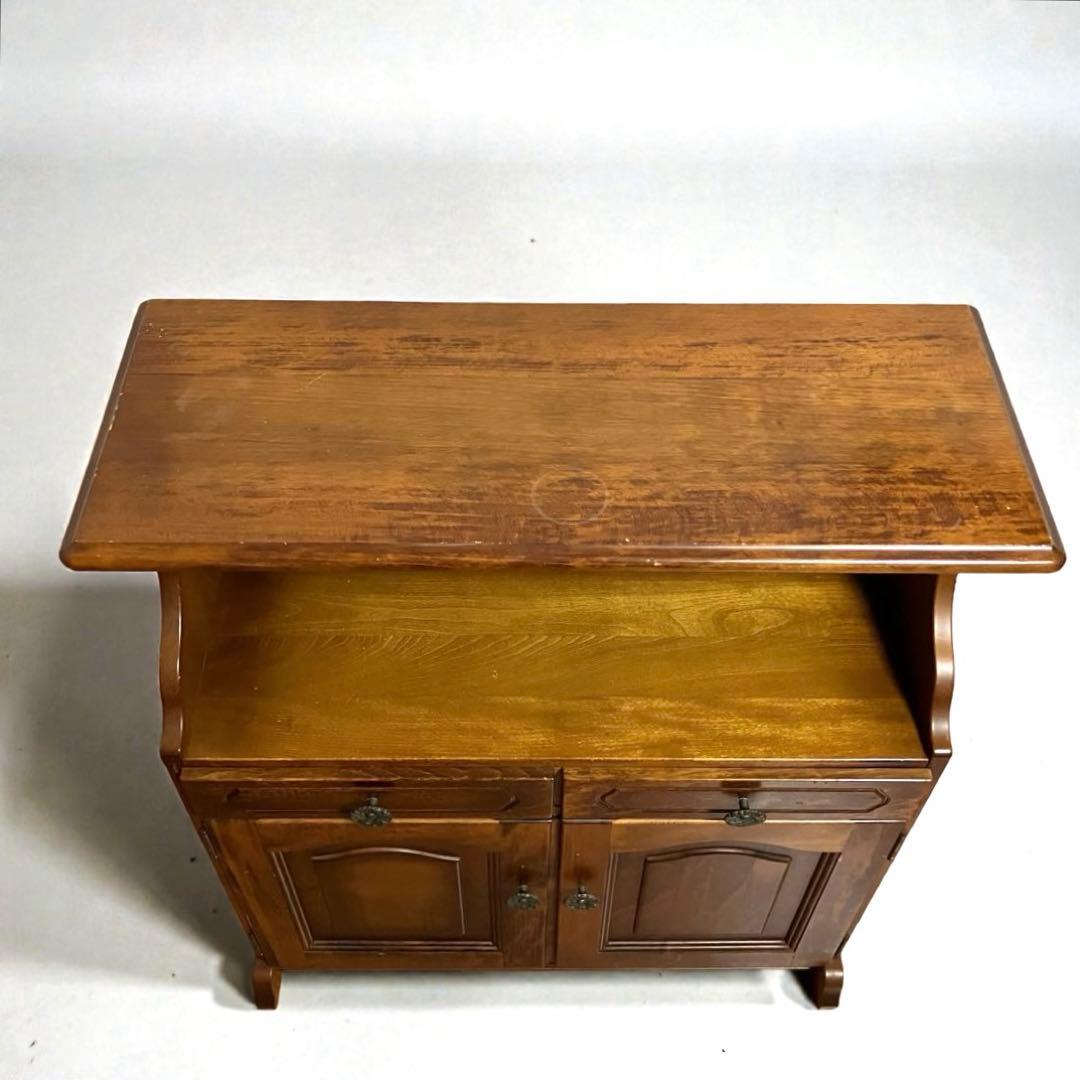 【希少】karimoku コロニアル　カリモク家具　電話台　高級家具