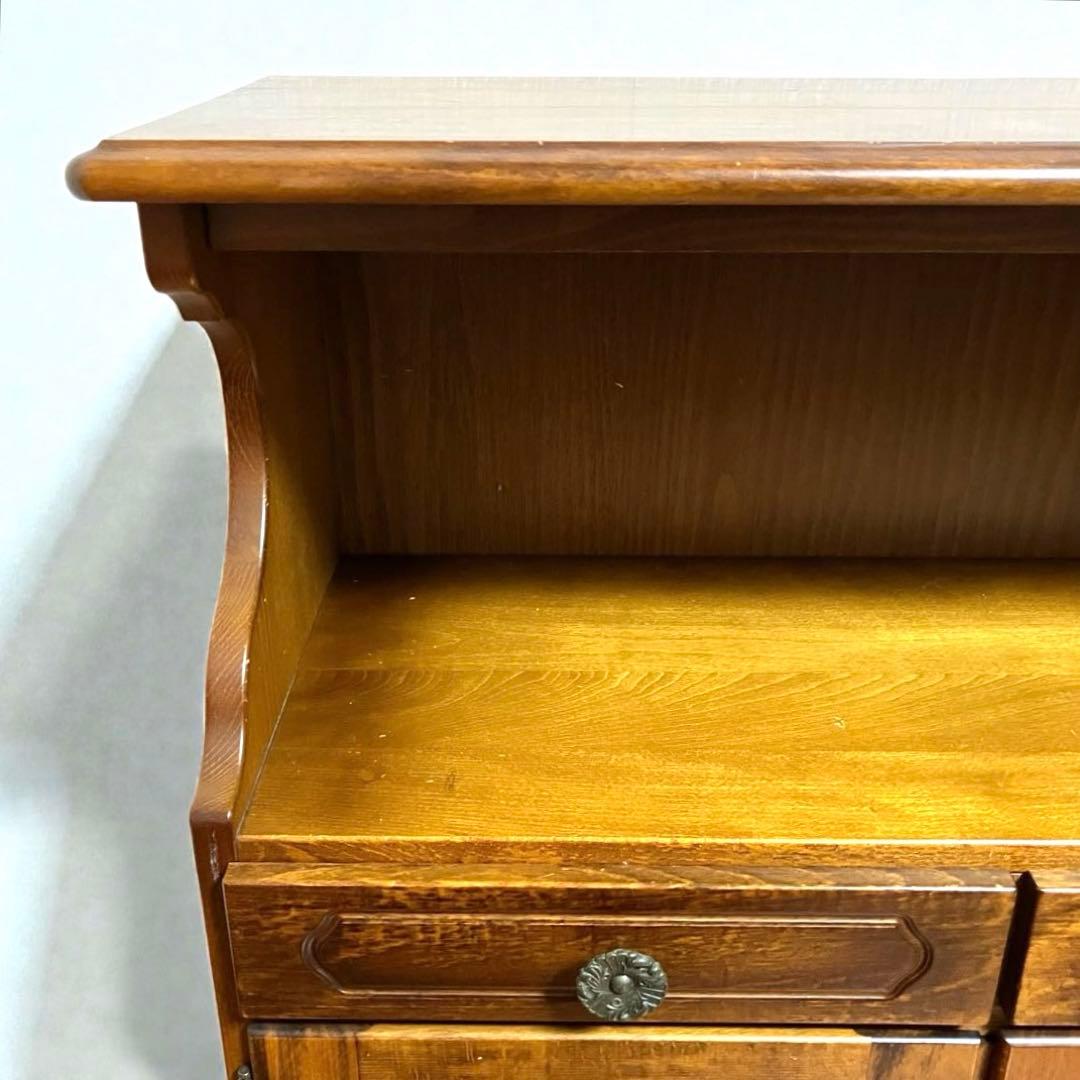 【希少】karimoku コロニアル　カリモク家具　電話台　高級家具