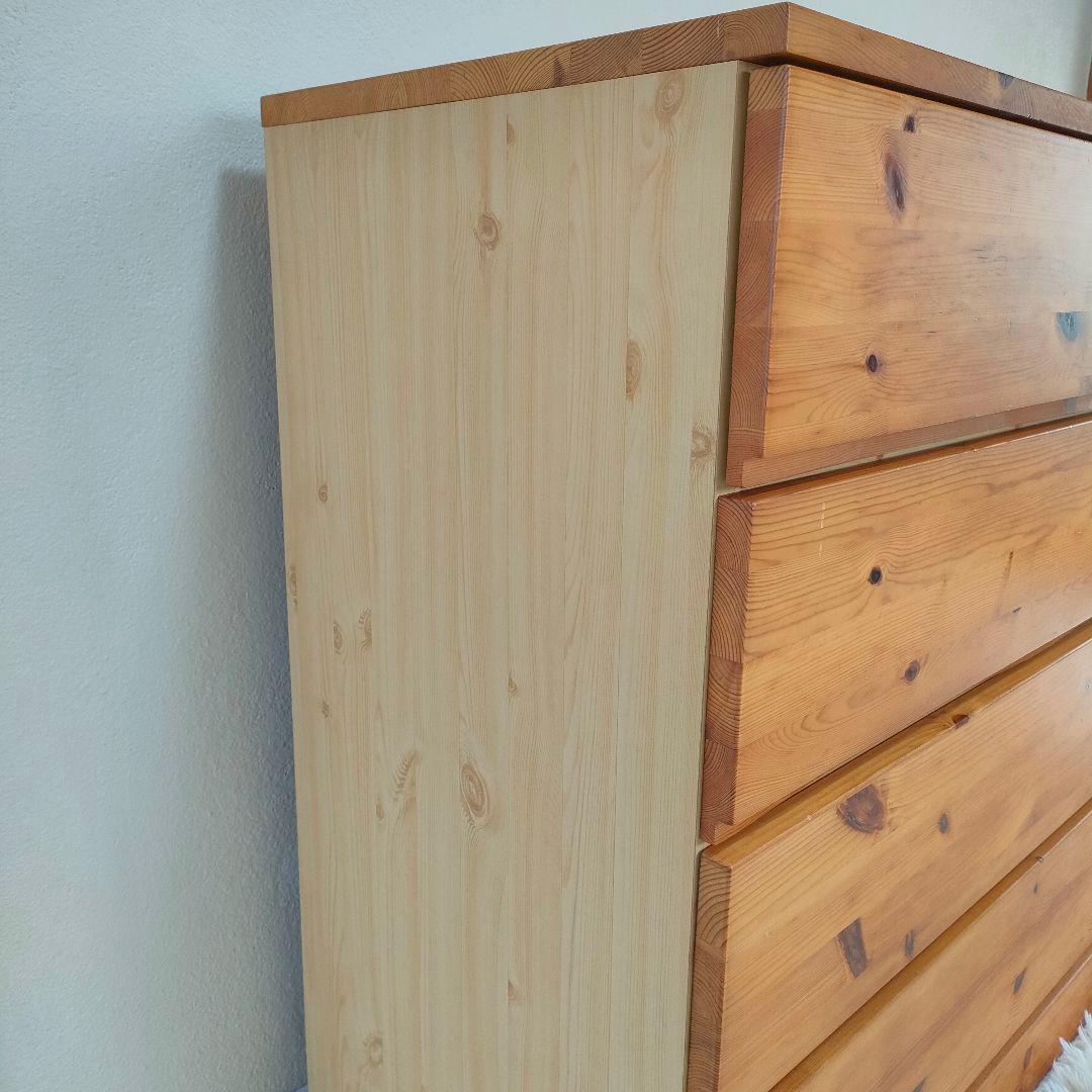 無印良品 パイン材 チェスト 4段チェスト