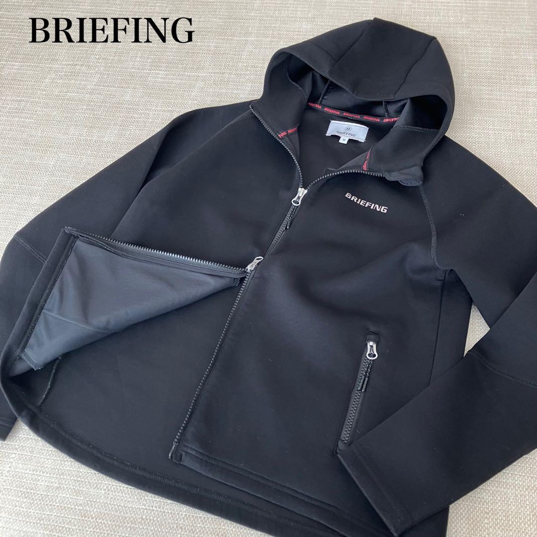 【美品】ブリーフィング WARM 3D LOGO PARKA 黒 M
