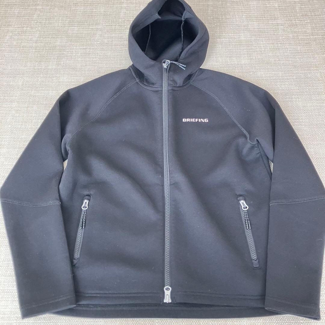 【美品】ブリーフィング WARM 3D LOGO PARKA 黒 M