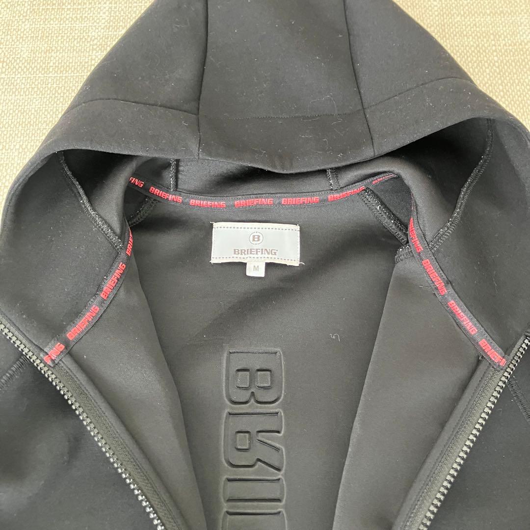 【美品】ブリーフィング WARM 3D LOGO PARKA 黒 M