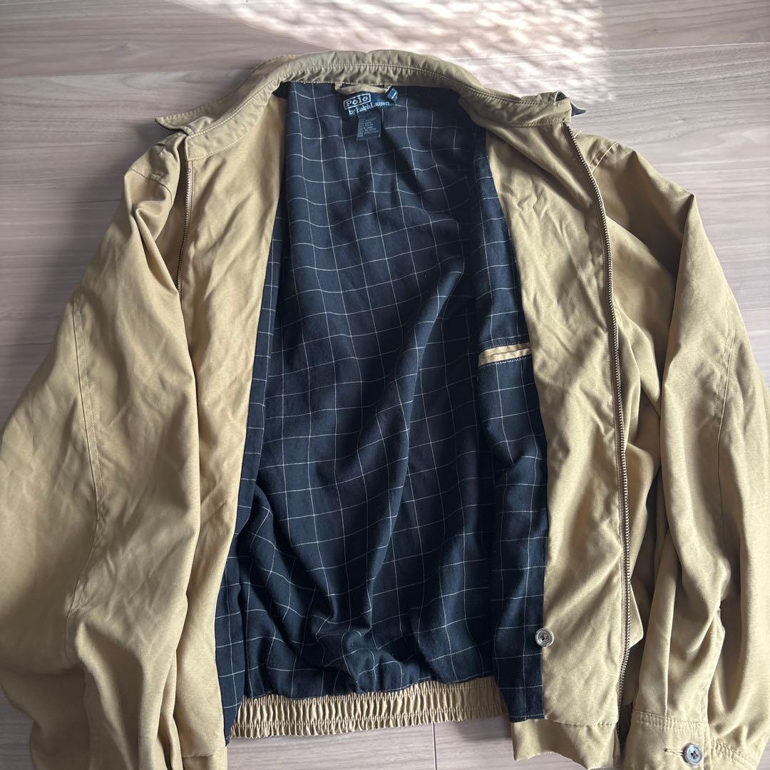 ラルフローレン　スイングトップ　ベージュ