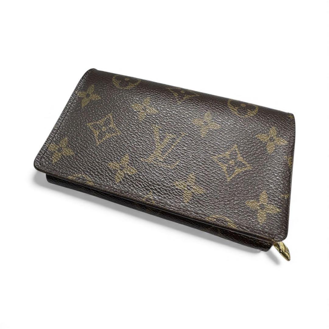 ルイヴィトン ポルトモネビエ トレゾール 折り財布 モノグラム