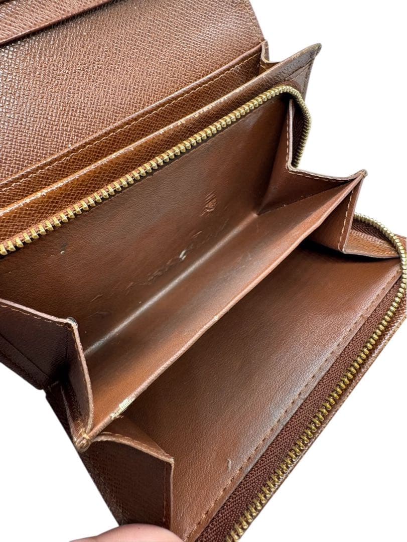 ルイヴィトン ポルトモネビエ トレゾール 折り財布 モノグラム