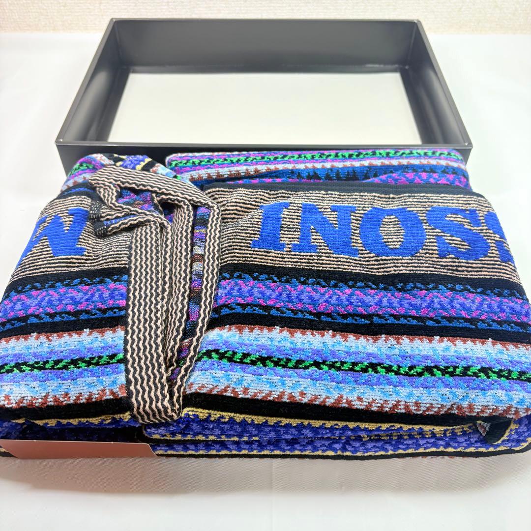 MISSONI ミッソーニ　バスタオル　ブルー　ギフト