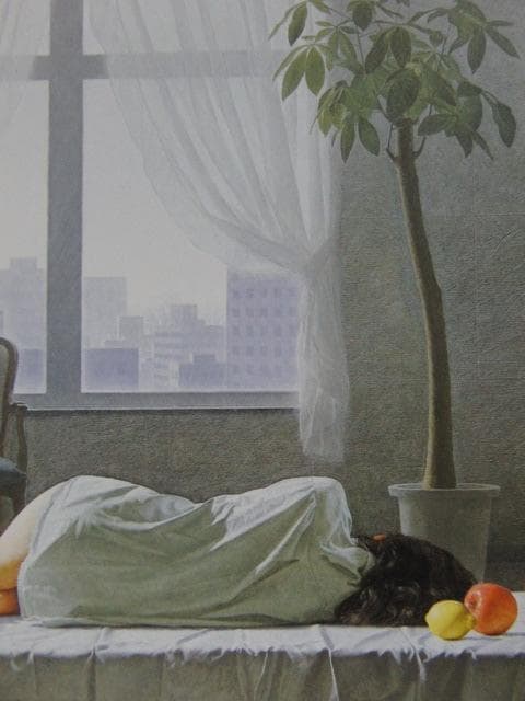 三浦明範、【生贄】、希少な額装用画集画、新品高級額 額装付、状態良好