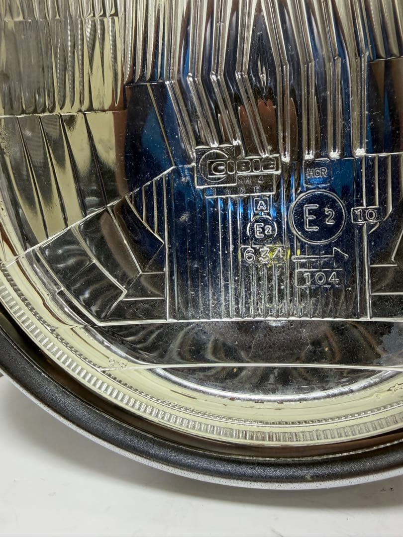 当時物希少シビエ凹みレンズ付きヘッドライト　Z250FT純正ライトケース付き