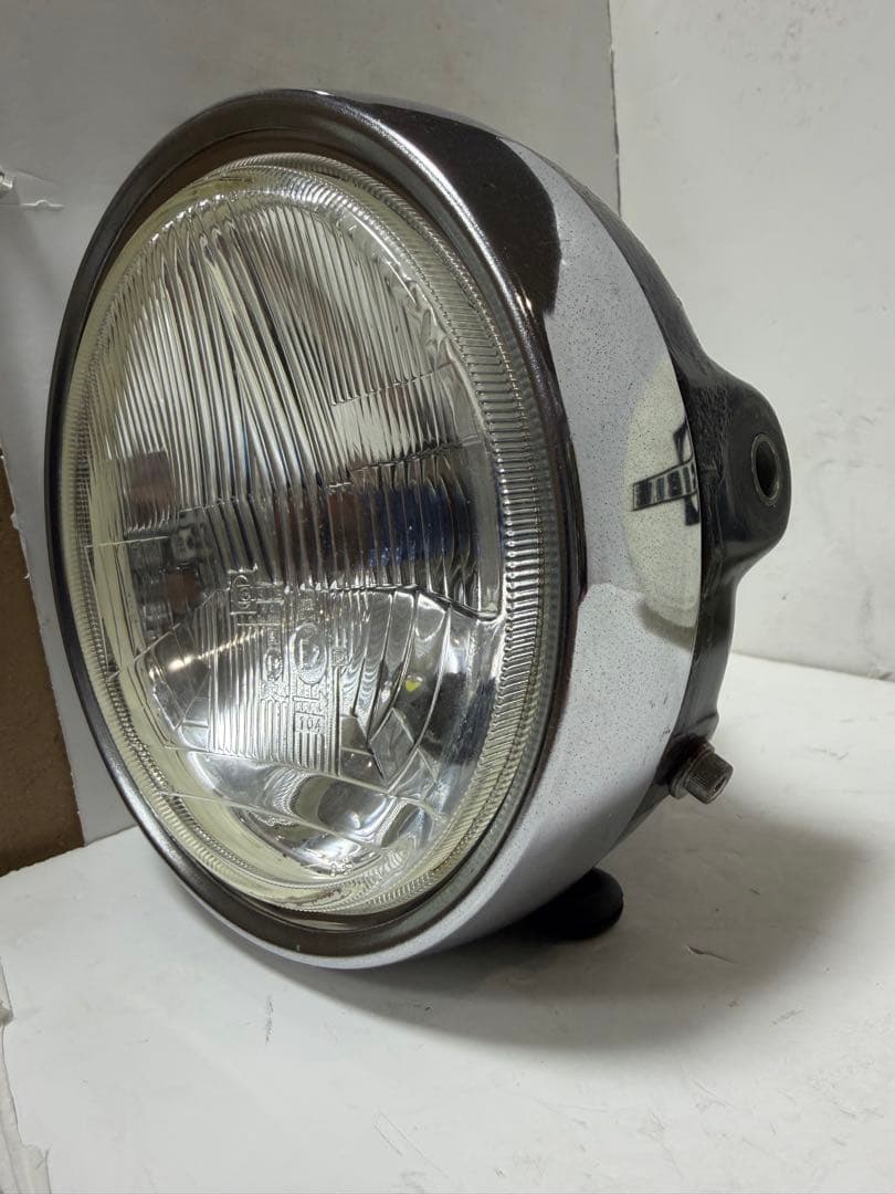 当時物希少シビエ凹みレンズ付きヘッドライト　Z250FT純正ライトケース付き