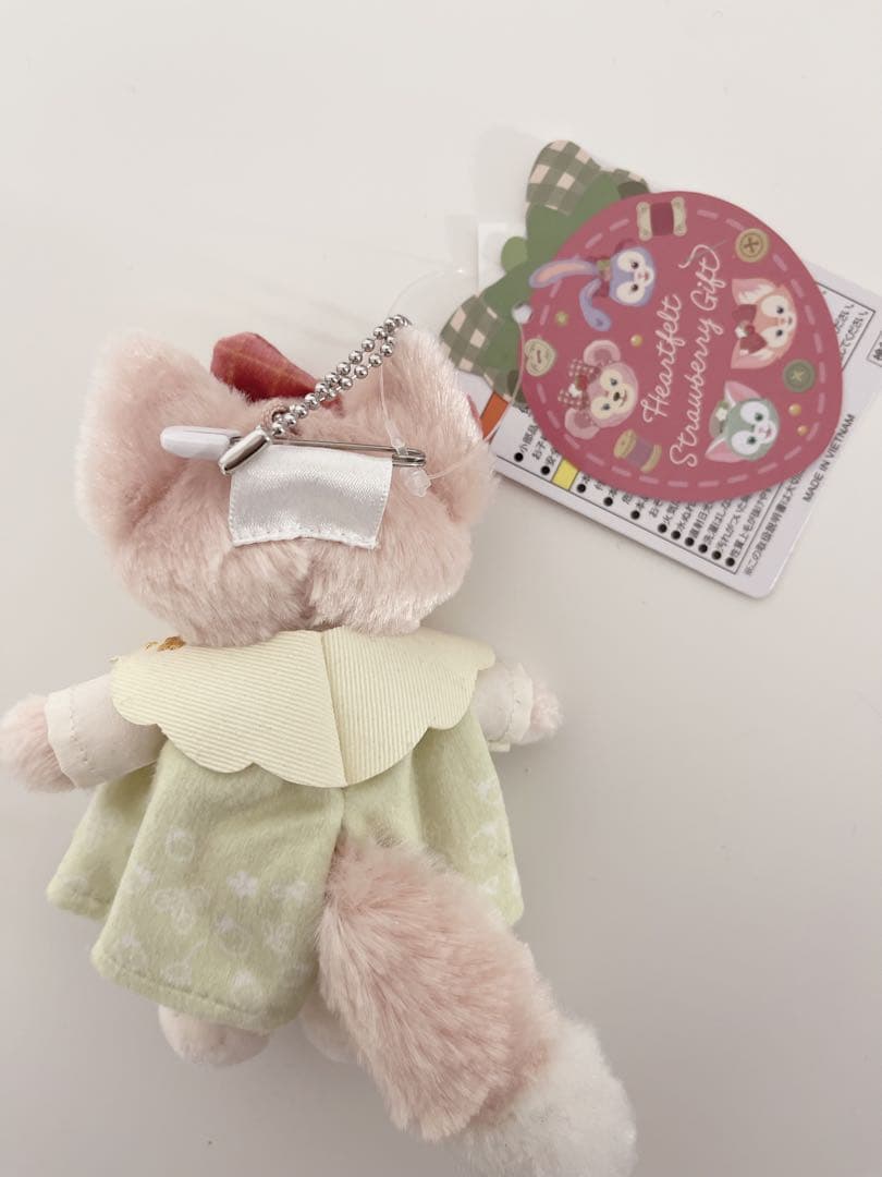ダフフレ ハートフェルトストロベリーギフト リーナベル ぬいぐるみバッジ