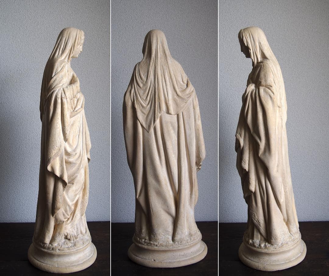 classic.select白い聖母像 52cm聖心の聖母マリア/K147