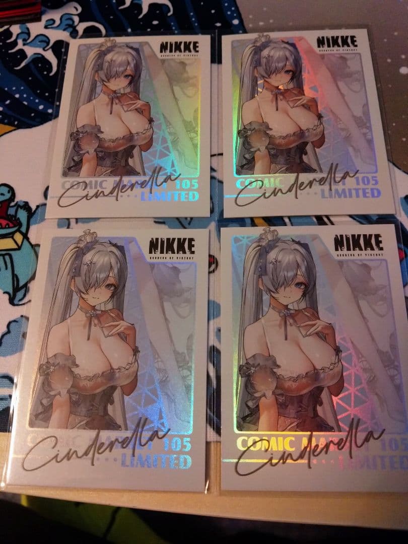4枚セット 勝利の女神nikke c105 シンデレラ 特典 コミケ