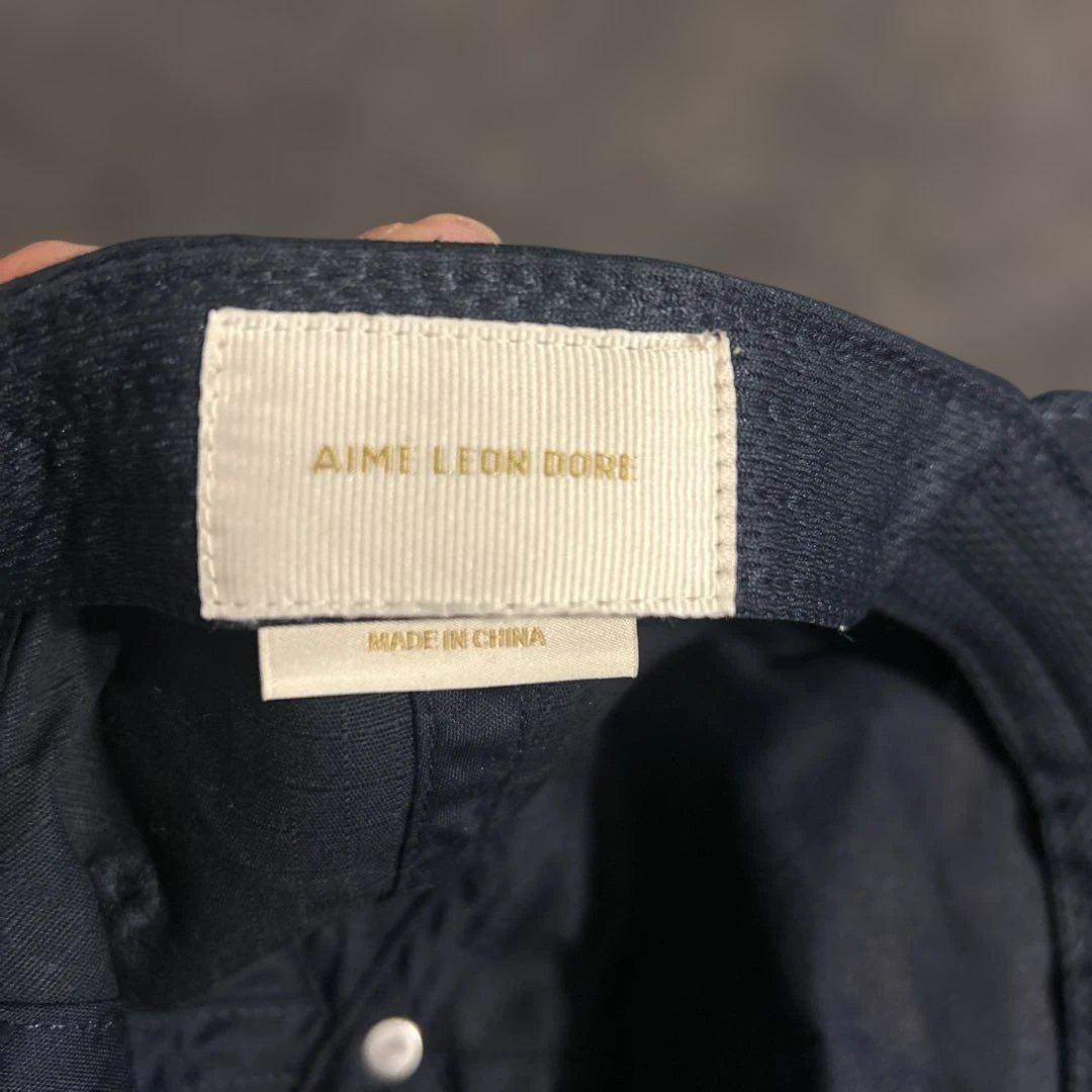AIMÉ LEON DORE ネイビーキャップ