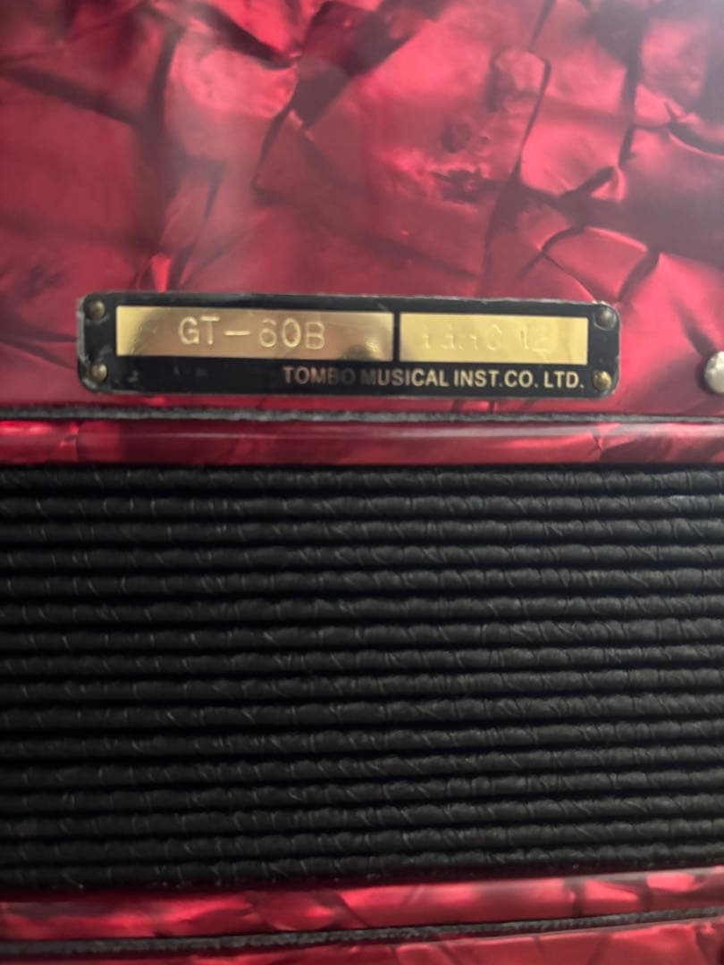 トンボ Grandaile GT-60B アコーディオン赤（ケース付）