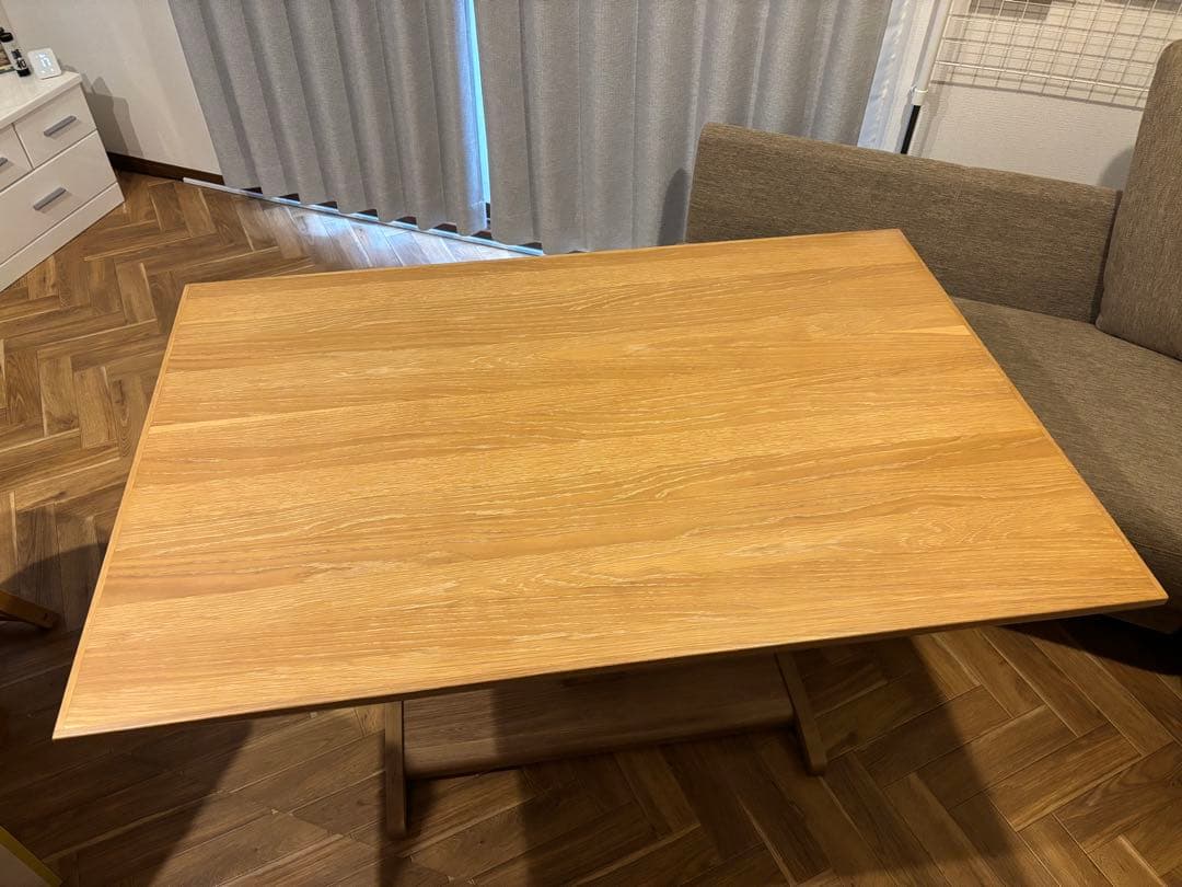 シギヤマ家具SAVONA II昇降式ダイニングテーブル 130