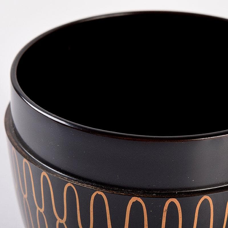 茶道具　正春作　網目金蒔絵　中棗　共箱　V　8435