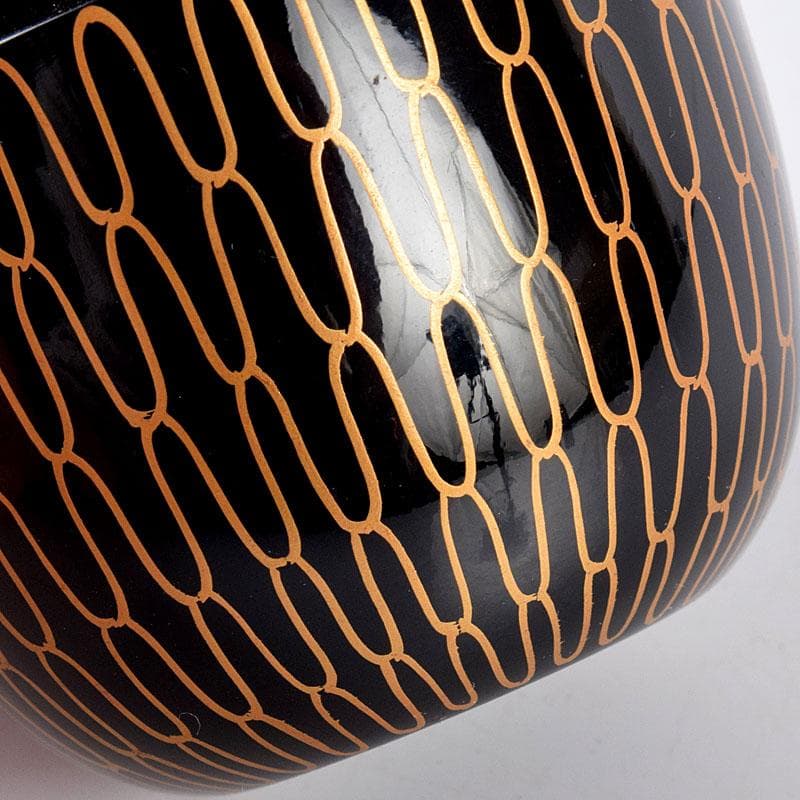 茶道具　正春作　網目金蒔絵　中棗　共箱　V　8435