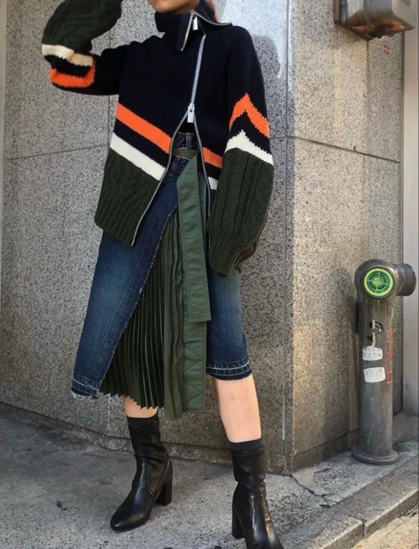 【定価79920円】sacai デニムドッキングスカート