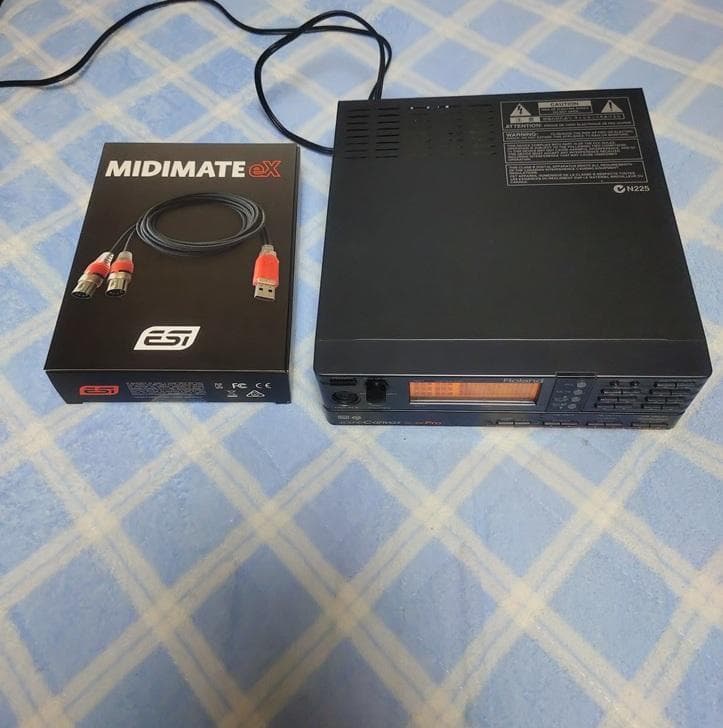 DTM・DAW Roland SC-88Pro + ESI MIDIMATE eX
