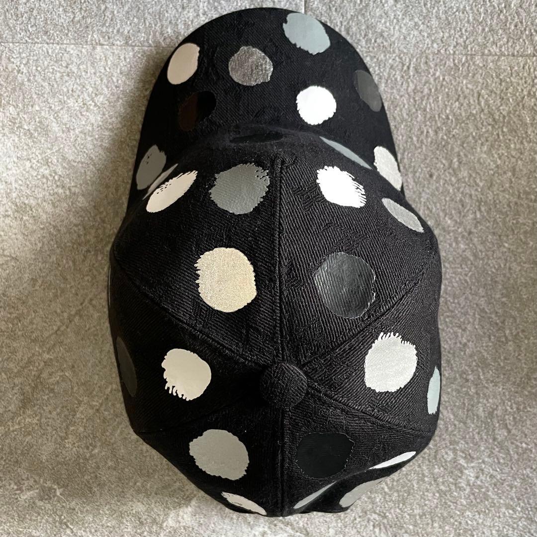 美品★ルイヴィトン×草間彌生　モノグラム・ジャカード　ドット　キャップ