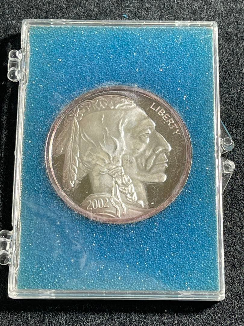 バッファロー銀貨 1オンス .999ファインシルバー 2002年