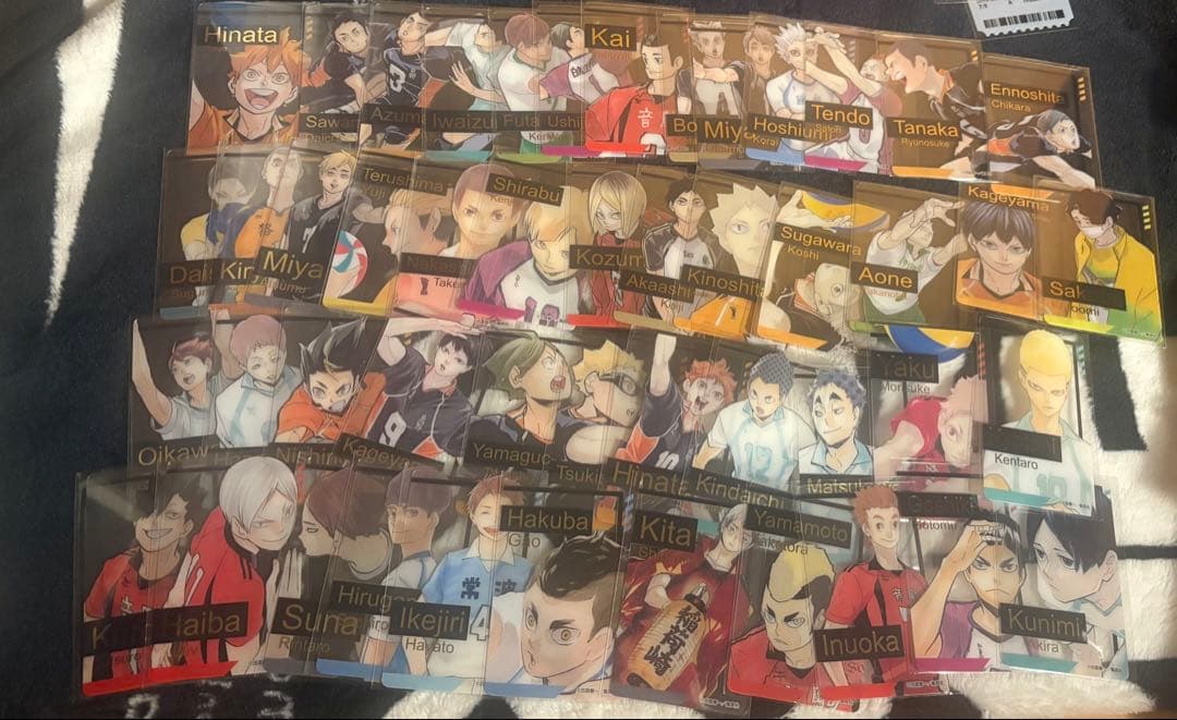 ハイキューファンパーク名刺カードコレクション箔押しクリアカードコレクション宮治