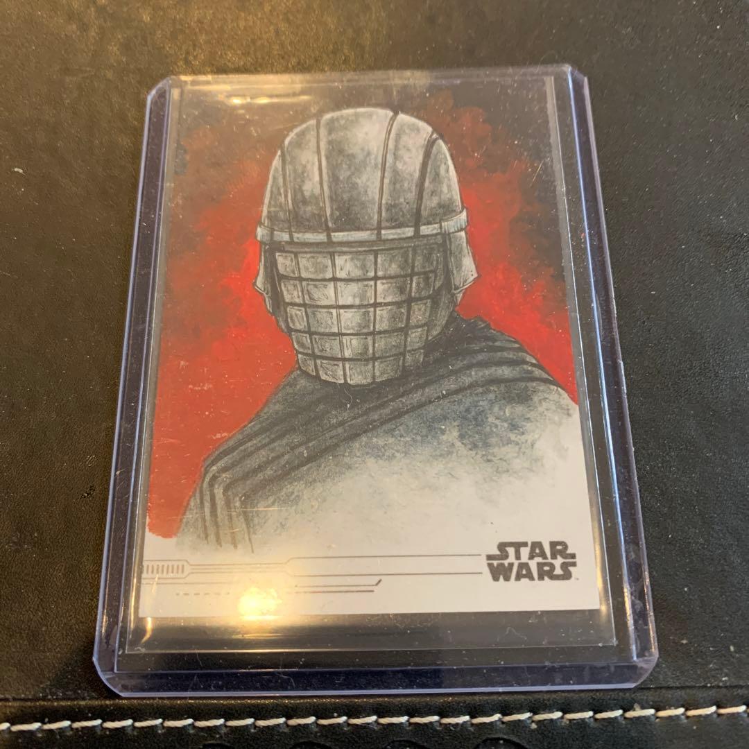 topps star war sketch スケッチカード