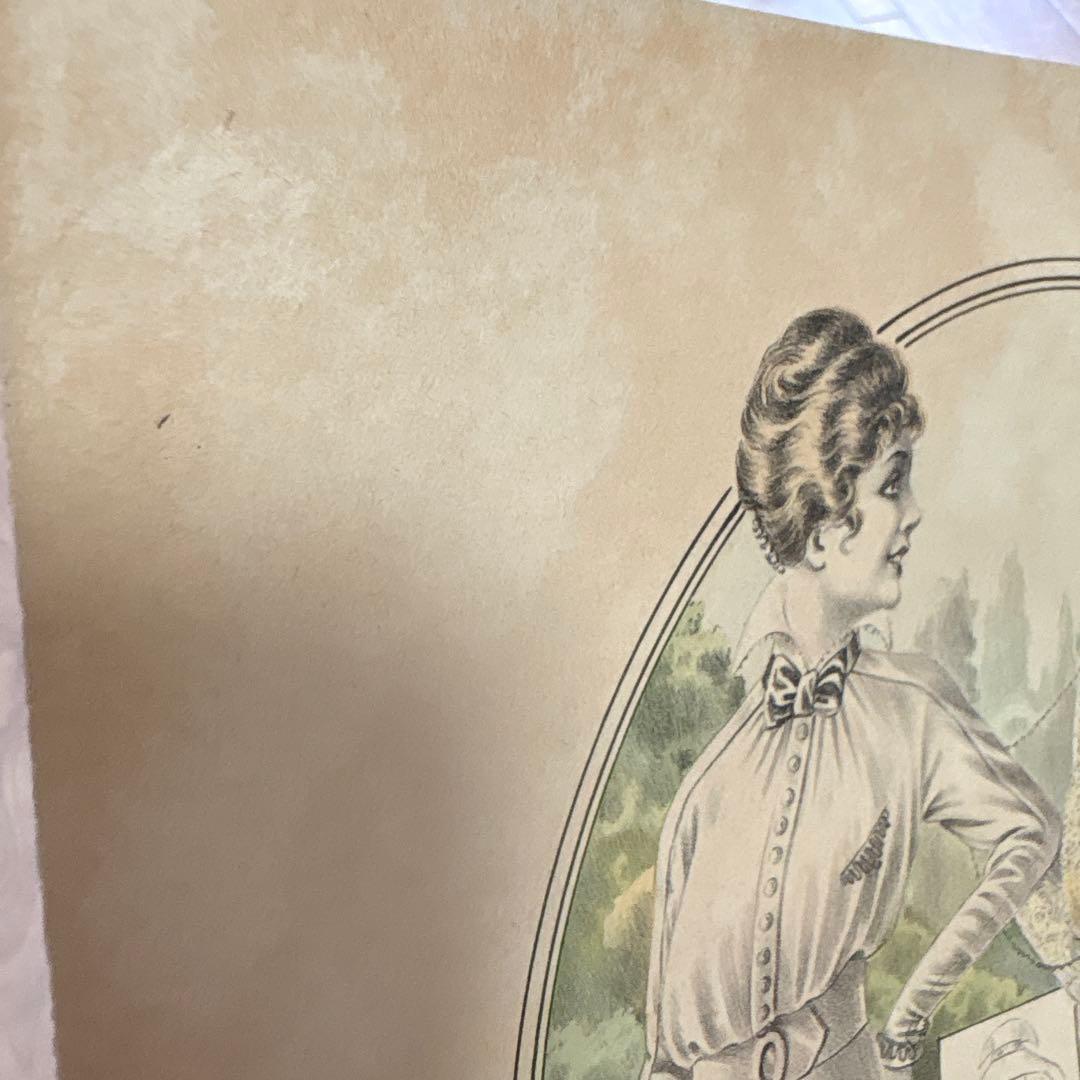 【希少】アンティークLes Grandes Modes de Paris 167