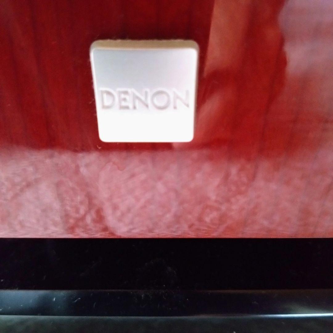 【極美品】DENON サブウーファー　DSW-33XG 木目調 音響 オーディオ
