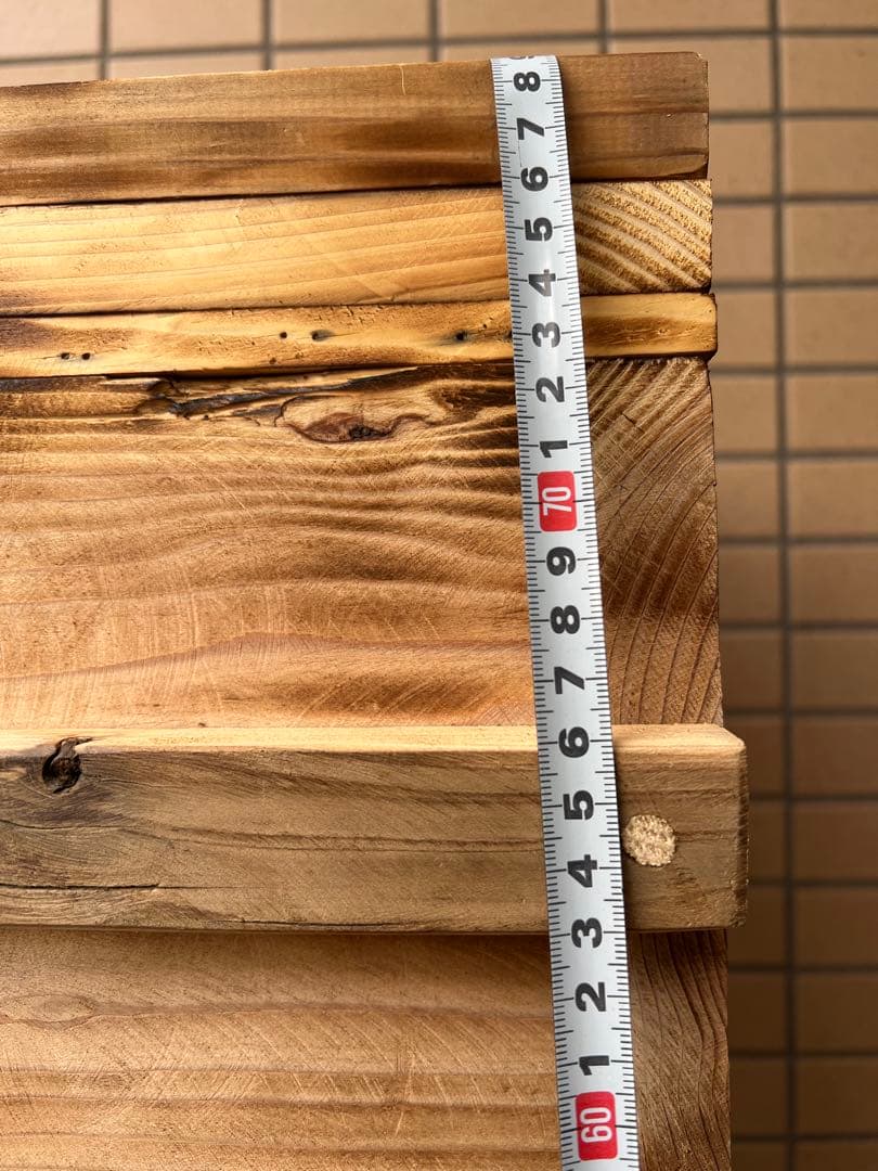 日本ミツバチ重箱式巣箱　手作り　4段　　　2