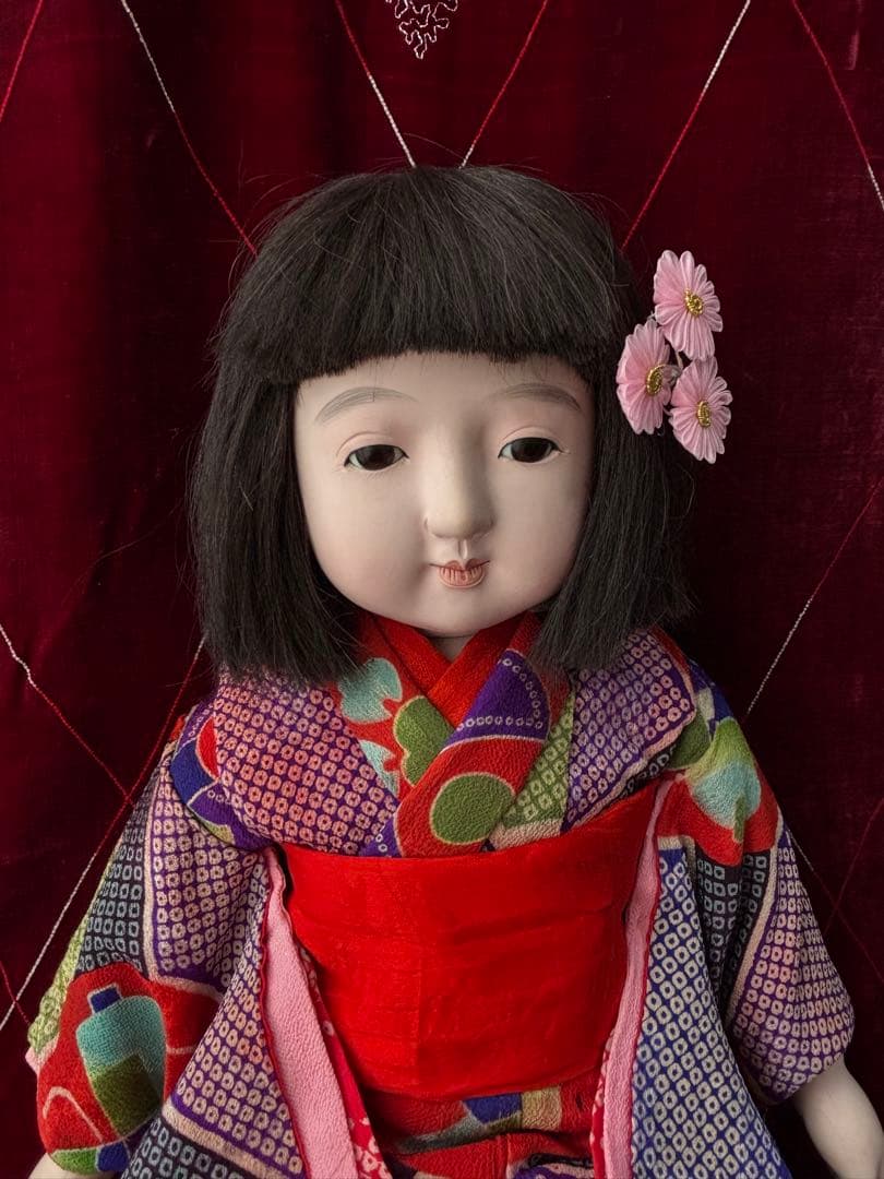 市松人形 初音 抱き人形 日本人形 和人形 ビスクドール アンティークドール