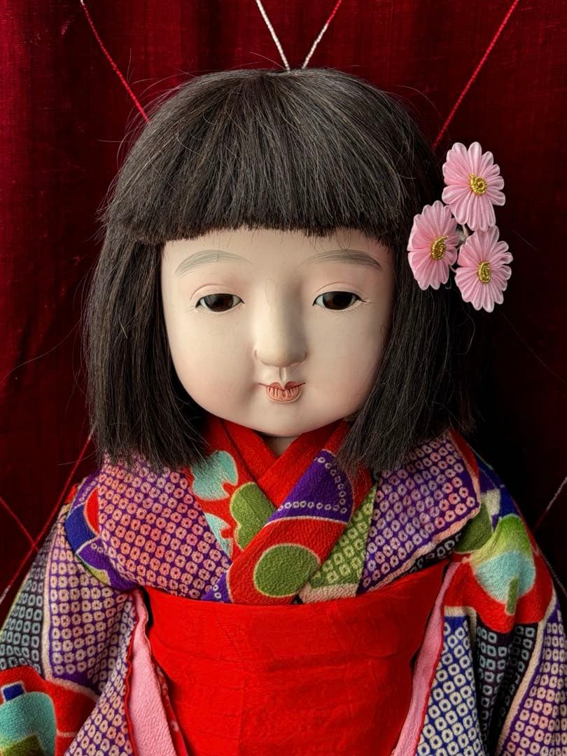 市松人形 初音 抱き人形 日本人形 和人形 ビスクドール アンティークドール