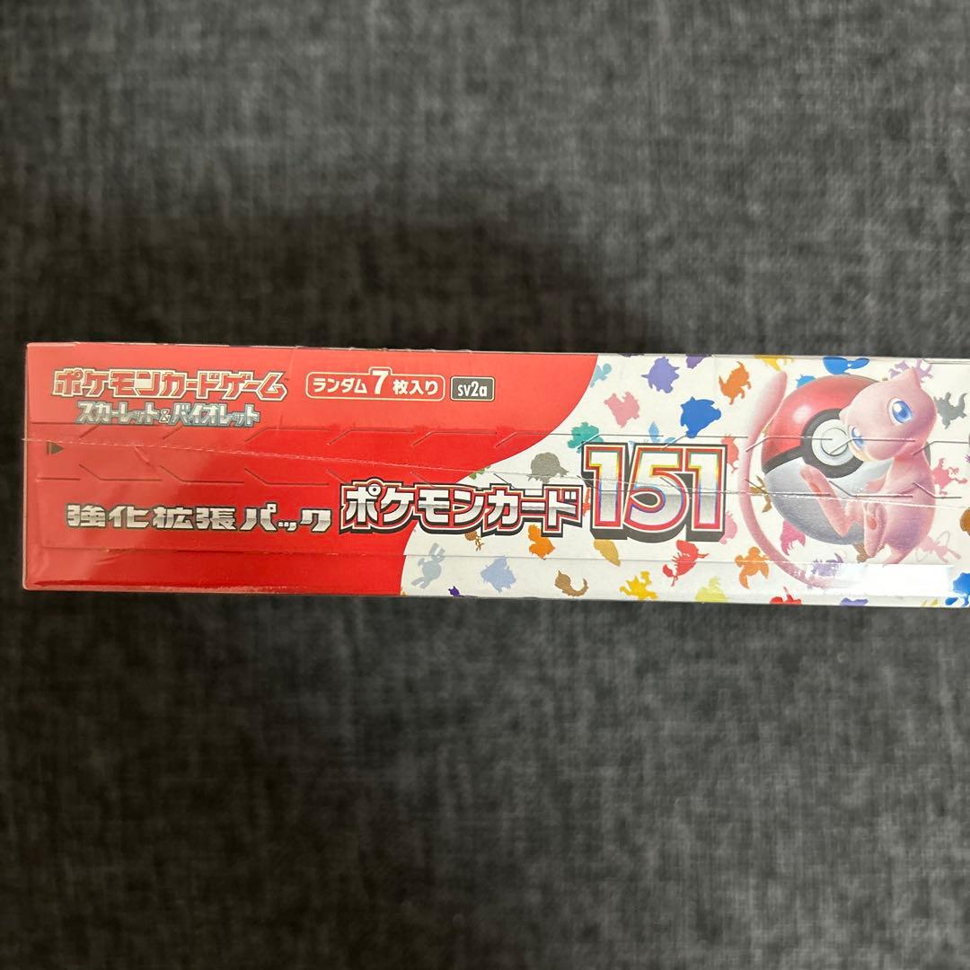 新品未開封　ポケモンカード151 1box