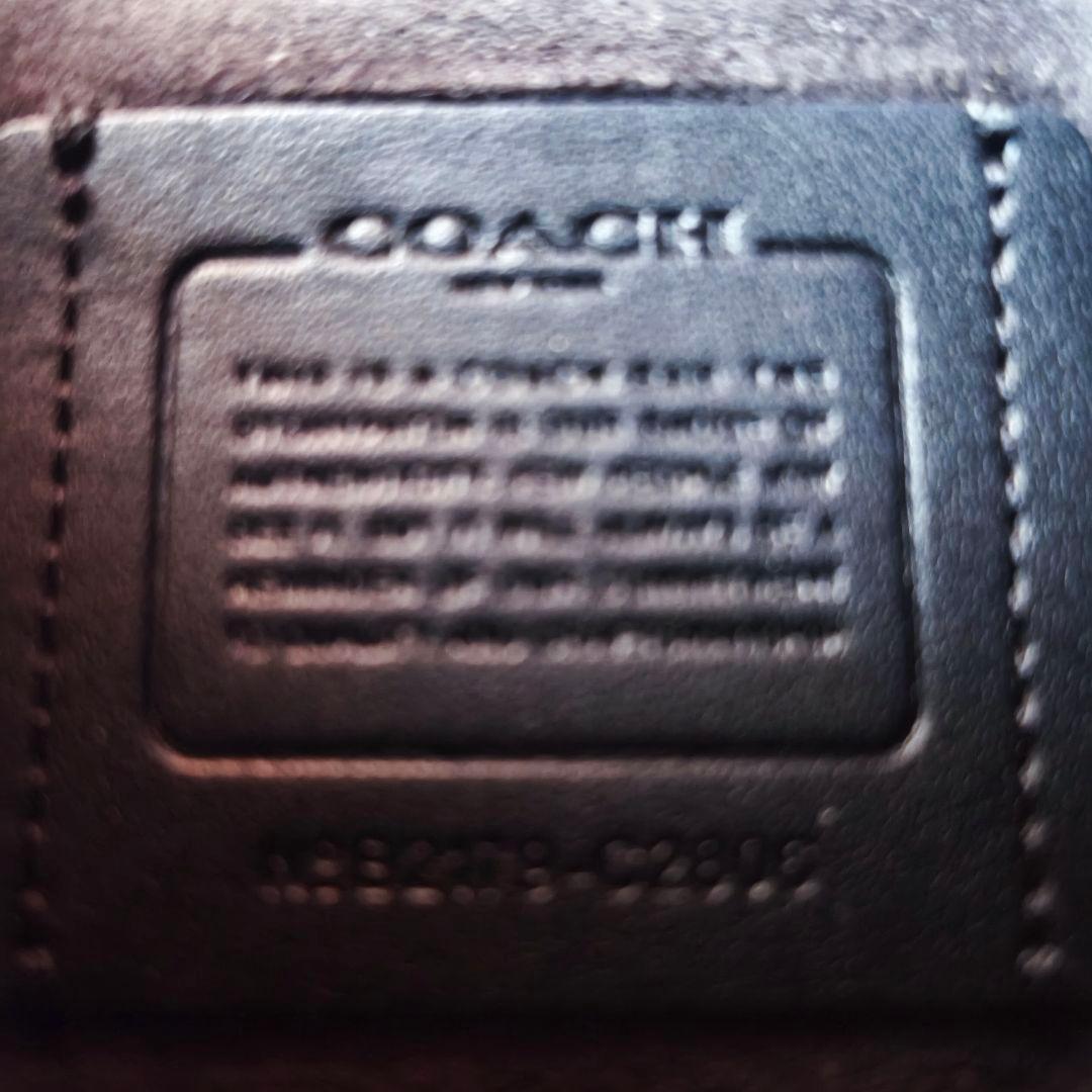 COACH ジョージー サドルバッグ シグネチャー 2way 黒