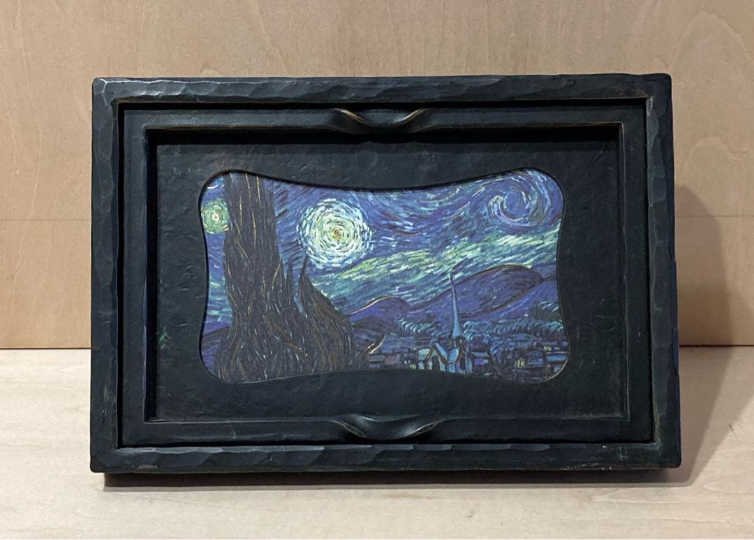 作者不詳●鉄の重厚感のあるお洒落な 写真立てです！●